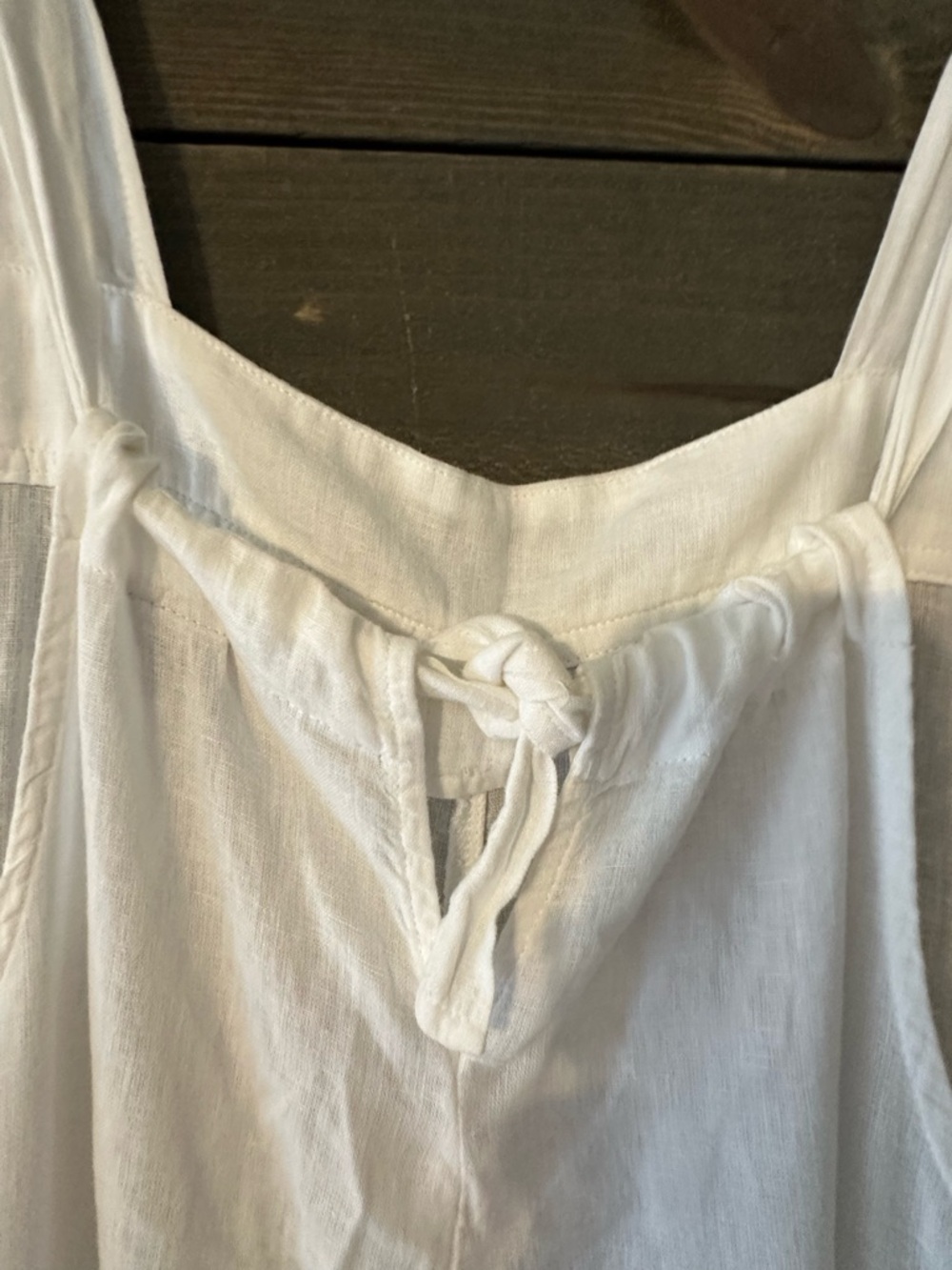 Haute Hippie White Linen Wide Leg Linen Jumpsuit - Picture 4 of 11